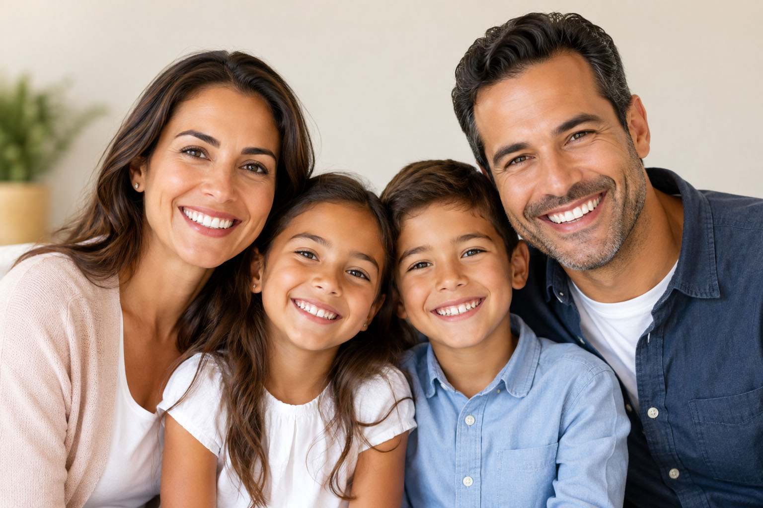 Smiling Family